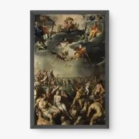 Quadro Decorativo Último Julgamento – Arte Religiosa Clássica e Fé