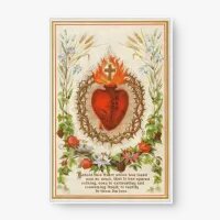 Quadro Decorativo Sagrado Coração – Arte Religiosa e Amor Divino