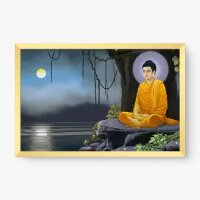Quadro Decorativo Buda Meditando – Paz, Serenidade e Iluminação Espiritual