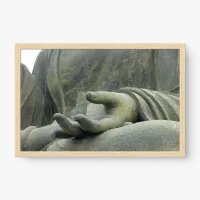 Quadro Decorativo Mudra Shunya – Gesto de Sabedoria e Serenidade Espiritual