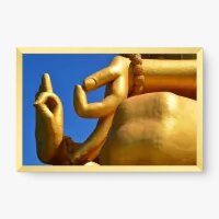 Quadro Decorativo Chin Mudra – Equilíbrio Espiritual e Consciência Interior