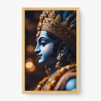 Quadro Decorativo Shri Krishna – Arte Espiritual e Energia Divina