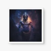 Quadro Decorativo Lord Vishnu – Energia Cósmica e Proteção Espiritual
