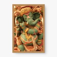 Quadro Decorativo Estátua Ganesha – Arte Indiana Espiritual