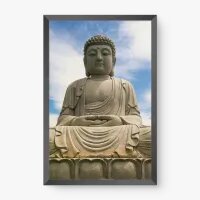 Quadro Decorativo Estátua Buda – Arte Zen e Espiritual