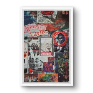 Quadro Decorativo Street Art - Quadros de colagens Quadro Decorativo Street Art - Quadros de colagens