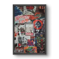 Quadro Decorativo Street Art - Quadros de colagens Quadro Decorativo Street Art - Quadros de colagens