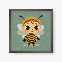 Quadro Decorativo Menina Abelhinha – Quadro Infantil Abelhinha