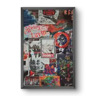 Quadro Decorativo Street Art - Quadros de colagens Quadro Decorativo Street Art - Quadros de colagens