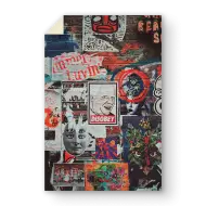 Quadro Decorativo Street Art - Quadros de colagens Quadro Decorativo Street Art - Quadros de colagens