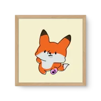 Quadro Decorativo Cool Raposinha - Tema infantil Quadro Decorativo Cool Raposinha - Tema infantil