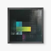 Quadro Decorativo Geométrico Retangular