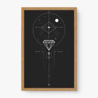 Quadro Decorativo Geométrico Astrológico