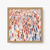 Quadro Decorativo Abstrato Fusão de Almas – Arte Expressiva