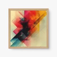 Quadro Decorativo Abstrato Geometric