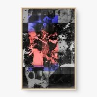 Quadro Decorativo Abstrato Contrastes Distorsivos