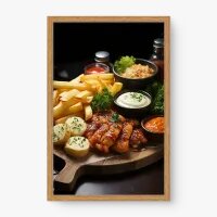 Quadro Decorativo Meal – Arte Gastronômica Sofisticada
