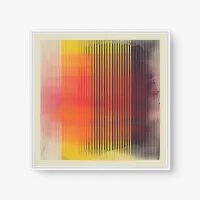 Quadro Decorativo Abstrato Faixas Coloridas I – Arte Moderna