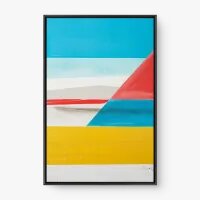Quadro Decorativo Abstrato Vibrante – Arte Moderna Colorida