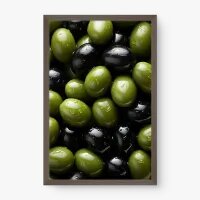 Quadro Decorativo Olivas - Quadros de alimentos