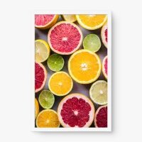 Quadro Decorativo Citrus – Frescor e Cores Vibrantes