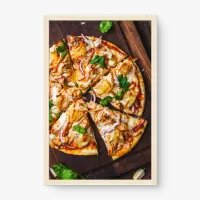 Quadro Decorativo Pizza - Quadros de alimentos