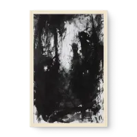 Quadro Decorativo Sombrio – Arte Abstrata Dark