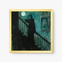 Quadro Decorativo Casa Sombria – Arte Dark Atmosférica