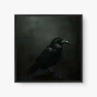 Quadro Decorativo O Corvo - Quadros de caveiras Quadro Decorativo O Corvo - Quadros de caveiras