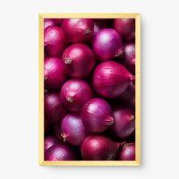 Quadro Decorativo Cebola Roxa - Quadros de alimentos Quadro Decorativo Cebola Roxa - Quadros de alimentos