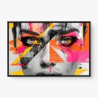 Quadro Decorativo Beleza Neon - Quadros figurativos Quadro Decorativo Beleza Neon - Quadros figurativos