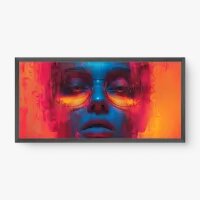 Quadro Decorativo Visão Vibrante – Arte Neon Futurista