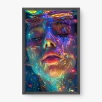 Quadro Decorativo Serenidade Subaquática – Arte Vibrante e Etérea