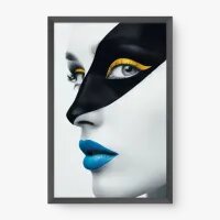 Quadro Decorativo Olhar Marcante – Arte Figurativa Moderna