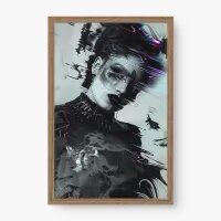Quadro Decorativo Gótica Blur – Arte Gótica Futurista