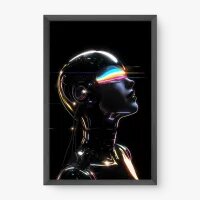 Quadro Decorativo Reflexo Futurista – Arte Sci-Fi Moderna