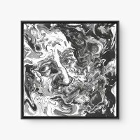 Quadro Decorativo Face Fluida - Quadros figurativos