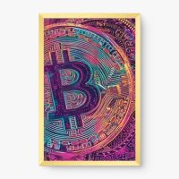Quadro Decorativo Moeda Crypto - Quadros figurativos Quadro Decorativo Moeda Crypto - Quadros figurativos