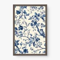 Quadro Decorativo Toile Francês - Quadros de flores Quadro Decorativo Toile Francês - Quadros de flores