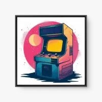 Quadro Decorativo Arcade Clássico Quadro Decorativo Arcade Clássico