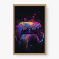 Quadro Decorativo Controle Neon Quadro Decorativo Controle Neon