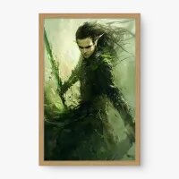 Quadro Decorativo Guerreiro Elfo Quadro Decorativo Guerreiro Elfo