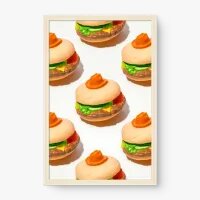 Quadro Decorativo Texas Burguers - Quadros de alimentos Quadro Decorativo Texas Burguers - Quadros de alimentos