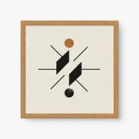 Quadro Decorativo Geométrico Elegância Minimalista Quadro Decorativo Geométrico Elegância Minimalista