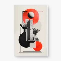 Quadro Decorativo Geométrico Pedrado