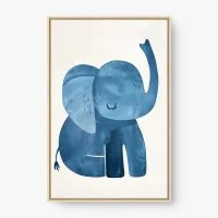 Quadro Decorativo Elefante Encantador - Tema infantil