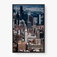 Quadro Decorativo Aéreo de Nova York Quadro Decorativo Aéreo de Nova York