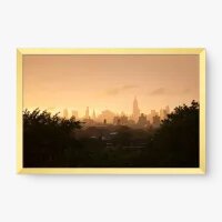 Quadro Decorativo Silhuetas de Nova York Quadro Decorativo Silhuetas de Nova York