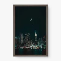 Quadro Decorativo New York ao Luar Quadro Decorativo New York ao Luar