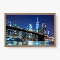Quadro Decorativo NY Iluminada Quadro Decorativo NY Iluminada